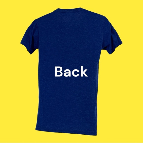 RSVLTS Solid Color T-shirt Super Soft Cotton/Poly Bright Blur Size Small - Picture 5 of 6